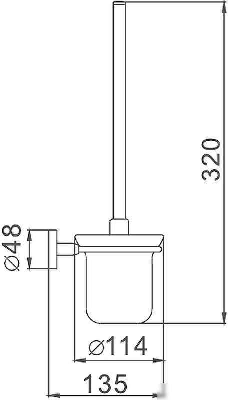Ершик для унитаза Haiba HB8710