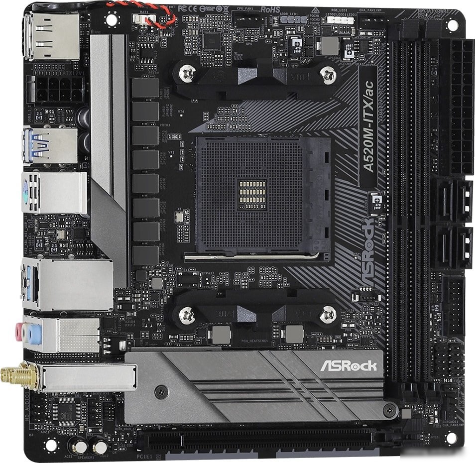 Материнская плата ASRock A520M-ITX/ac