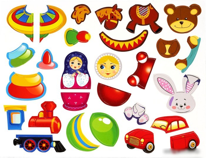 Магнитная доска Bondibon Магнитные игры. Сложи игрушку ВВ5189