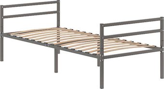 Кровать Домаклево Металика Г2+Г2 80x190 (серый)
