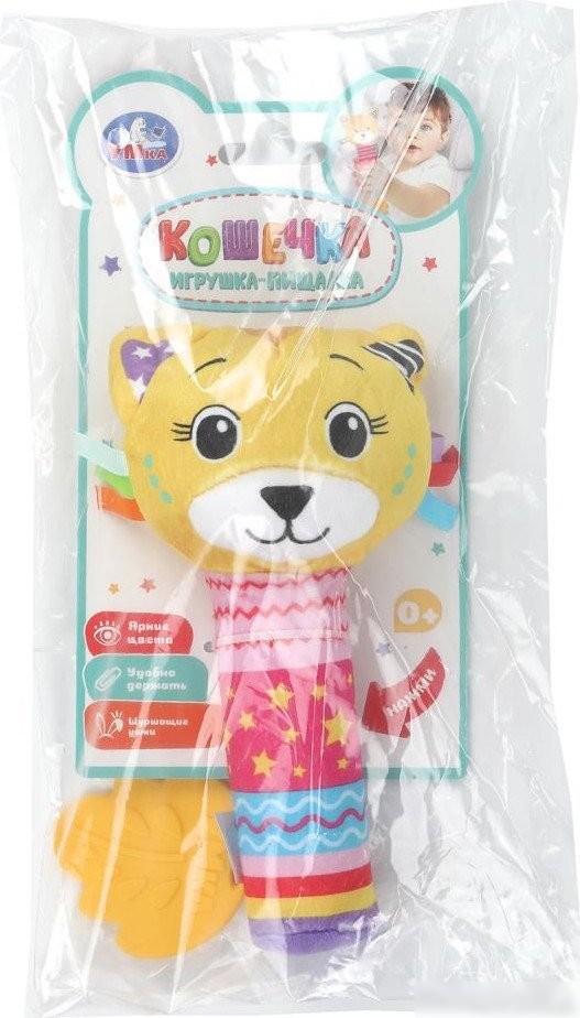 Погремушка Умка Кошечка пищалка UM-KITTY-24