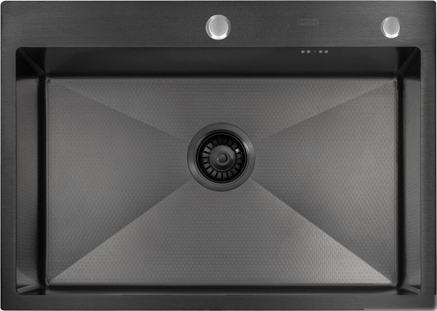 Кухонная мойка ARFEKA ECO AR 700*500 BLACK PVD NANO DECOR
