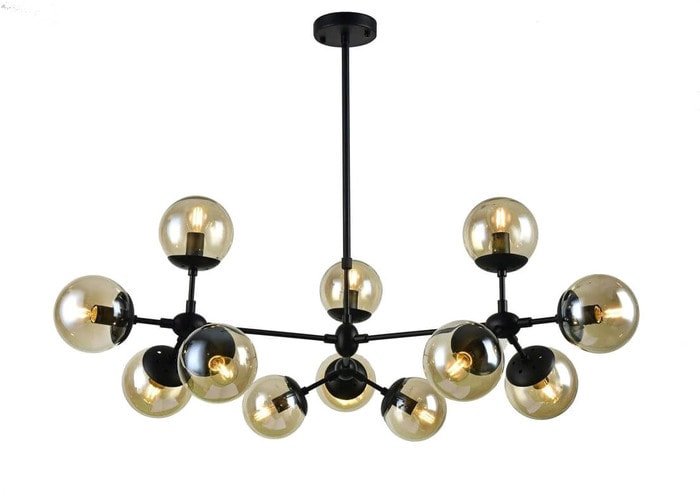 Люстра средней высоты Arte Lamp Bolla A1664SP-12BK