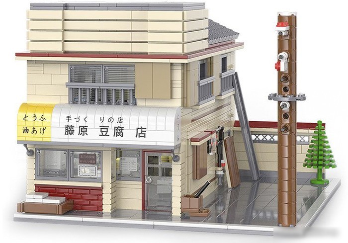 Конструктор CaDa Initial D Fujiwara Tofu Shop C61031W