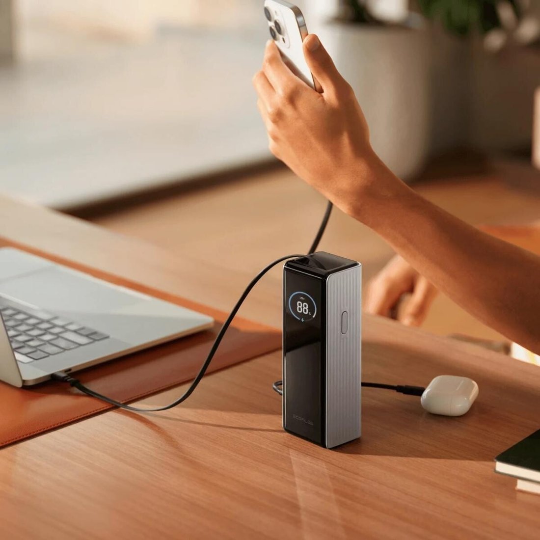 Внешний аккумулятор EcoFlow Rapid 25000mAh (без кабелей, 170 Вт, черный)