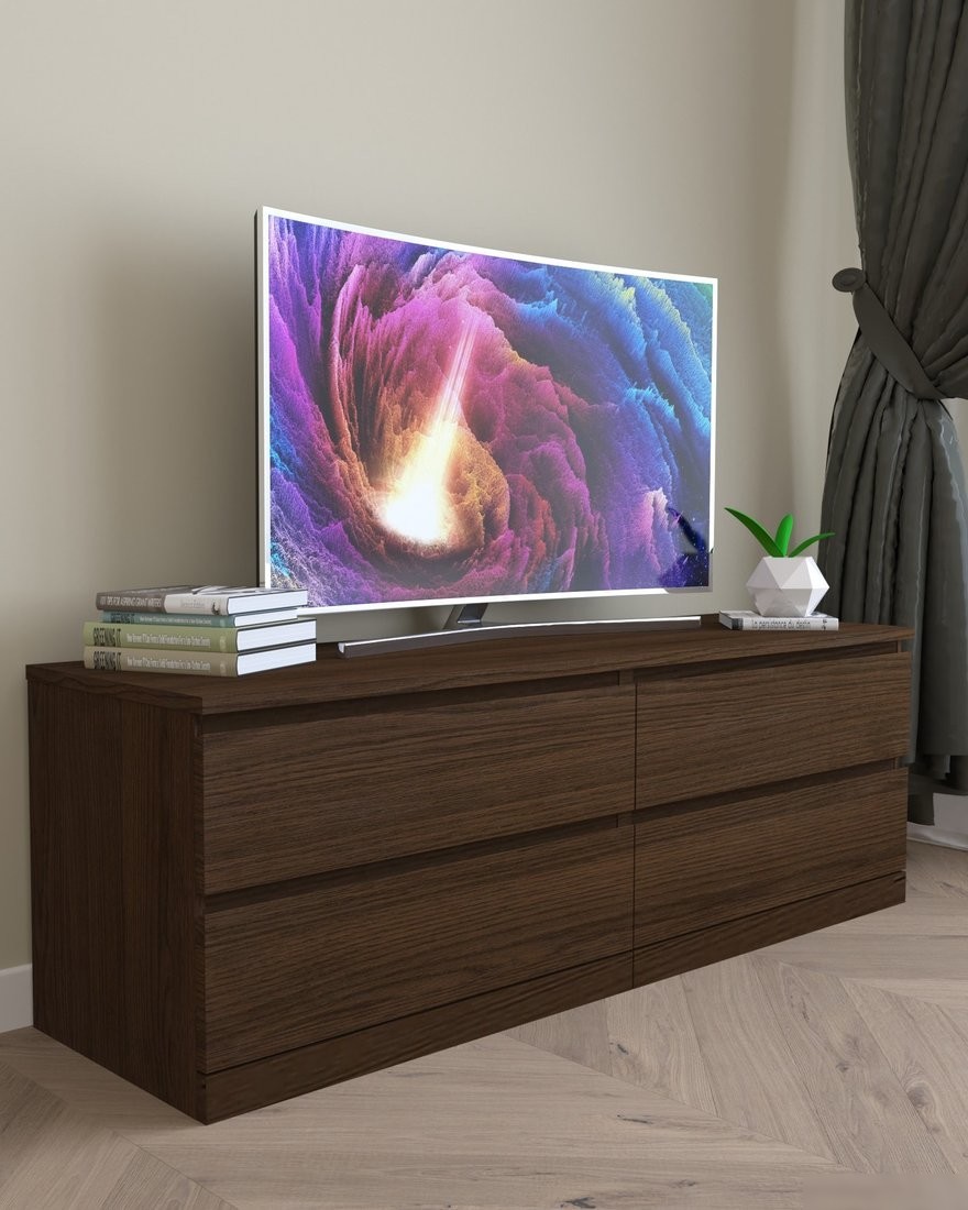 Комод Mio Tesoro Varma Prime 4D (коричневый)