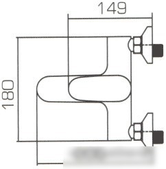 Смеситель Bravat Pure F6105161C-01
