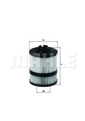 Масляный фильтр Mahle Knecht OX563D