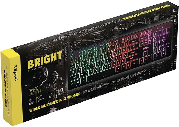 Клавиатура Perfeo Bright