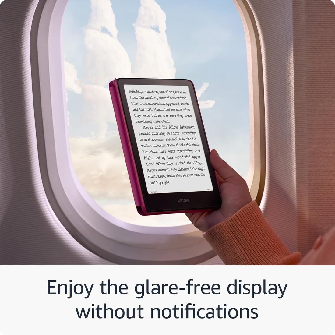 Электронная книга Amazon Kindle Paperwhite 2024 16GB Ad-supported (малиновый)