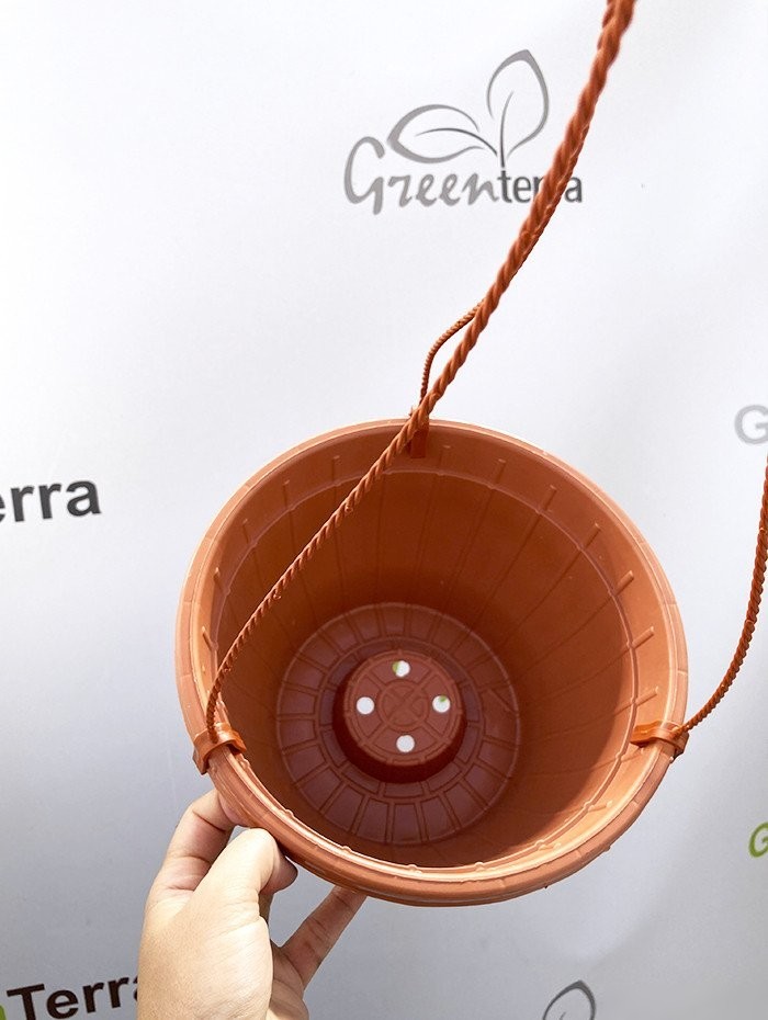 Вазон GreenTerra С подвесом 23/14 см 3.7 л (5 шт, терракотовый)