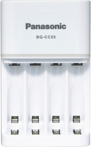 Зарядное Panasonic BQ-CC55E (белый)