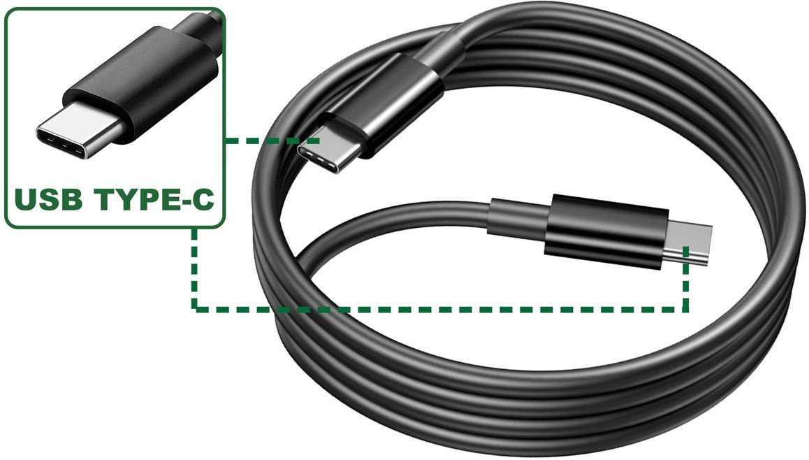 Кабель Dyllu DTUB1502 USB Type-C - Type-C (черный)