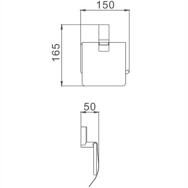 Держатель для туалетной бумаги Haiba HB8803