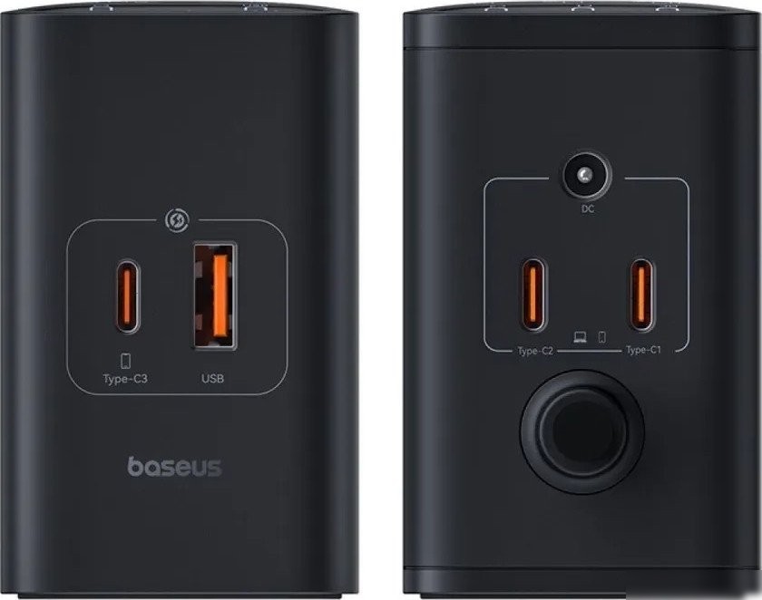 Сетевое зарядное Baseus Digital GaN Intelligent Desktop 3C+U+DC 240W P10163901113-00 (черный)