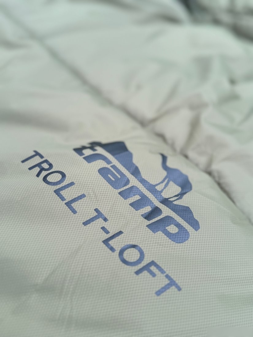 Спальный мешок TRAMP Troll T-Loft Regular (зеленый, L)