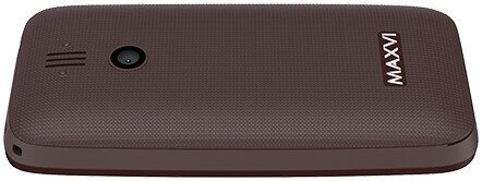 Кнопочный телефон Maxvi B110 (коричневый)
