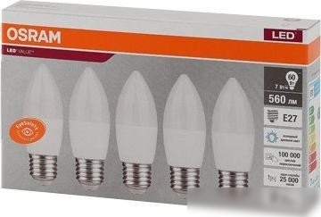Светодиодная лампочка Osram LED Value 4058075578074 (5 шт)
