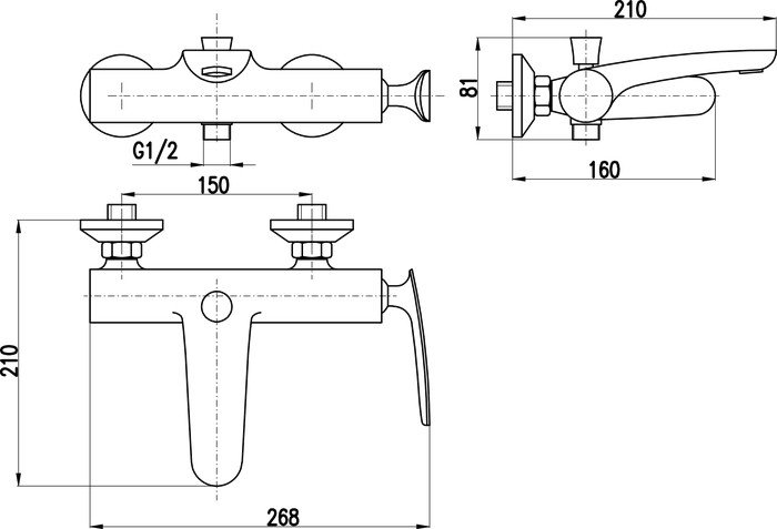Смеситель Slezak RAV Тигрис TG154.5CMATC