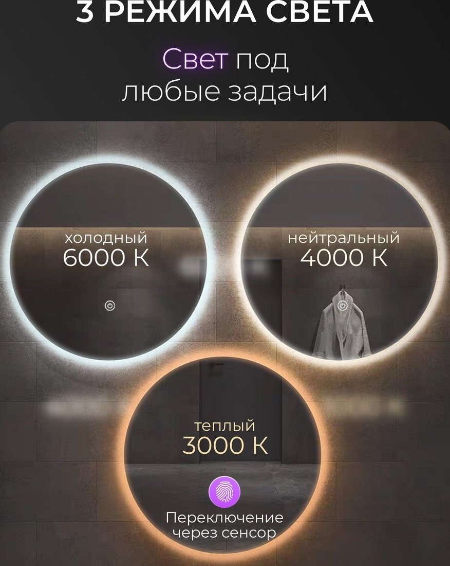 Зеркало с подсветкой Sundays CH259122