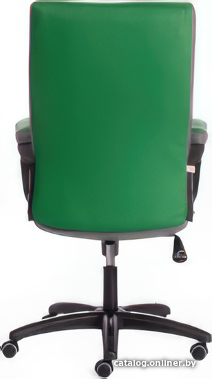 Кресло TetChair Trendy (кожзам/ткань, зеленый/серый)
