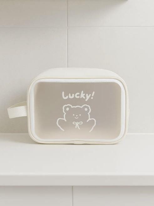 Косметичка ILikeGift Lucky bear ZT385-0017-34-04 (white)