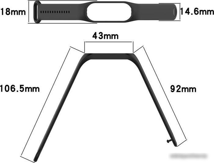 Ремешок Rumi силиконовый для Xiaomi Smart Band 7 (королевский синий)