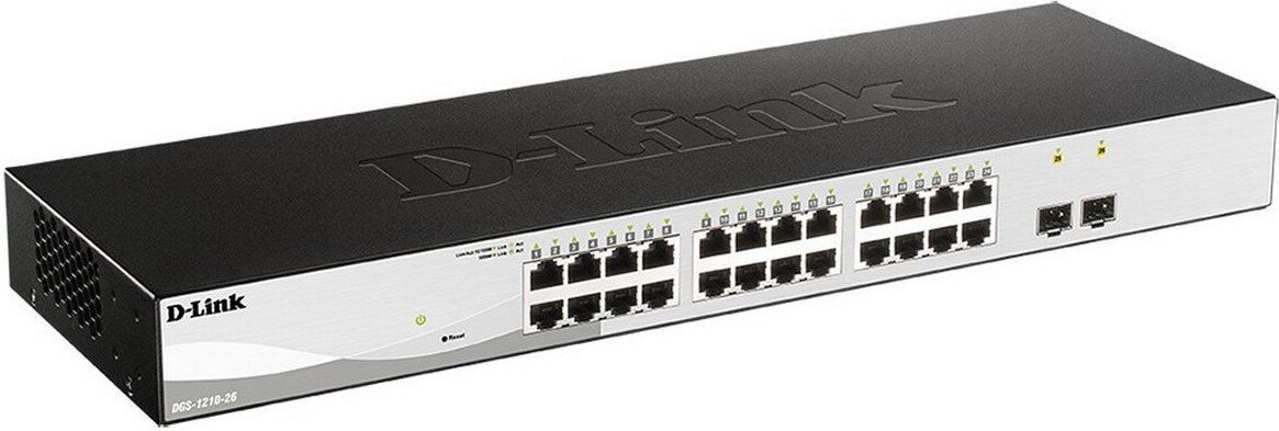 Управляемый коммутатор 2-го уровня D-Link DGS-1210-26/FL2A