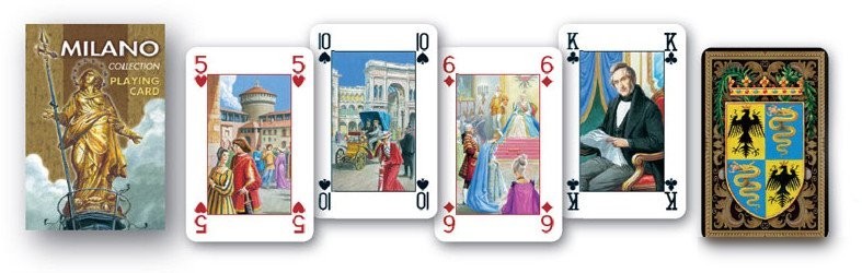 Игральные карты Lo Scarabeo History of Milan Playing Cards PC47