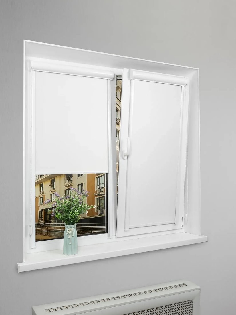 Рулонные шторы Sundays Home UNI-2 LM 65-01 72x160 (белый, левая)