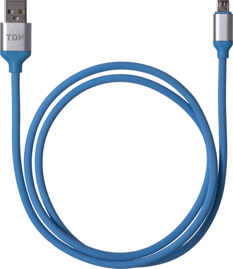 Кабель TDM Electric USB Type-A - microUSB SQ1810-0316 (1 м, синий)