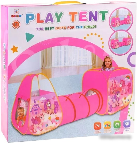 Игровая палатка Наша Игрушка с туннелем 995-5005-1