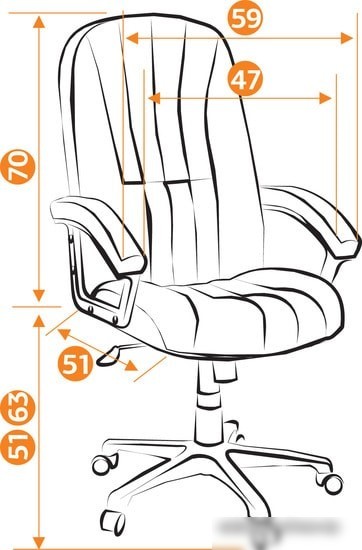 Кресло TetChair CH 888 (серый)