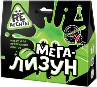 Набор для создания слайма Re-Агенты Мега-Лизун EX005T (зеленый)