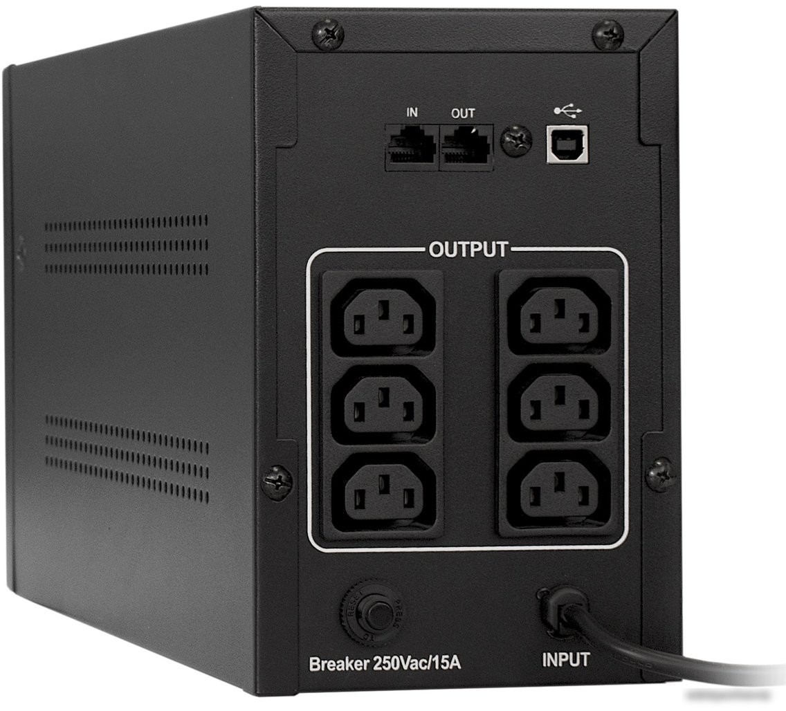 Источник бесперебойного питания ExeGate SpecialPro Smart LLB-2200.LCD.AVR.C13.RJ.USB