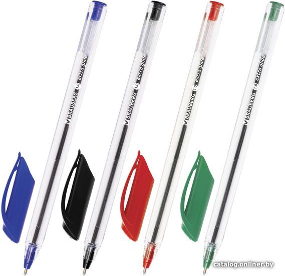 Набор шариковых ручек BRAUBERG Extra glide 142138 (4 шт.)