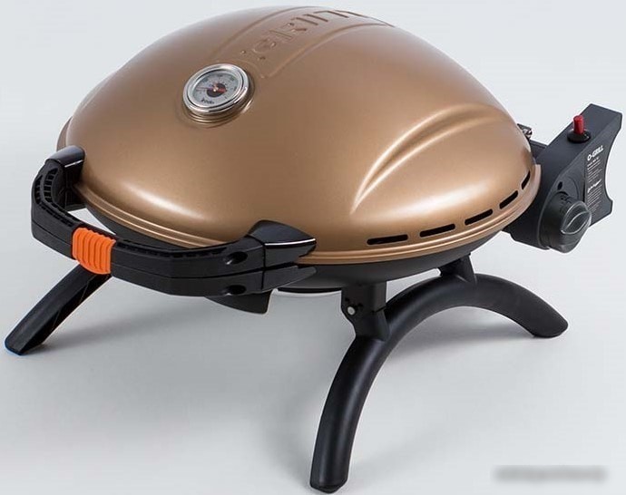 Портативный газовый гриль O-grill 900MT (золотистый)