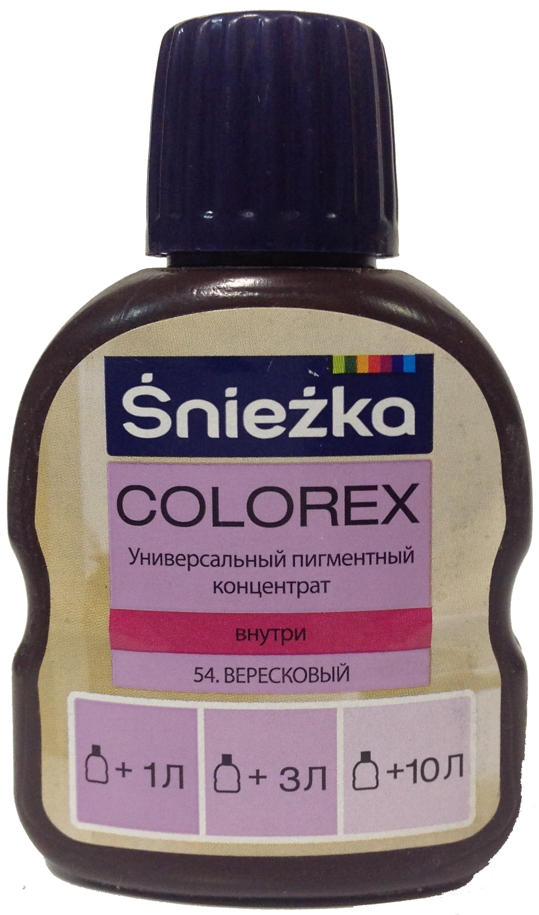 Колеровочная краска Sniezka Colorex 0.1 л (№54, вересковый)