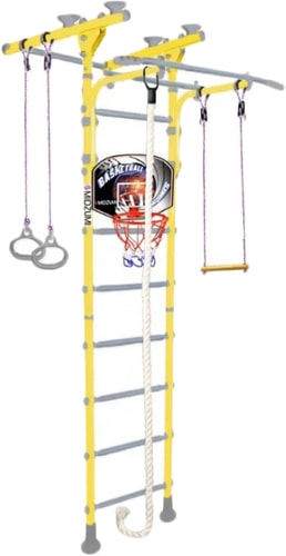 Детский спортивный комплекс Midzumi Hoshi Ton Basketball Shield (лимонный пай)