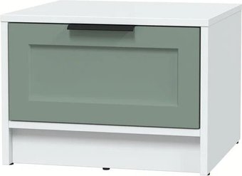 Тумба Интерлиния Концепт Тренд КТ-ТК1-35 (белый платинум/мята)