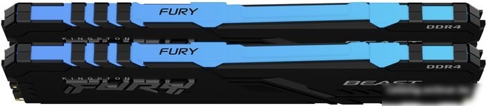 Оперативная память Kingston FURY Beast RGB 2x8ГБ DDR4 3600МГц KF436C17BB2AK2/16