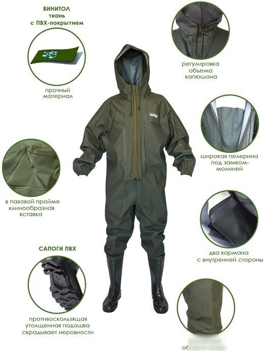 Комбинезон FortMen ПВХ 18(С)1500 (р-р 45)