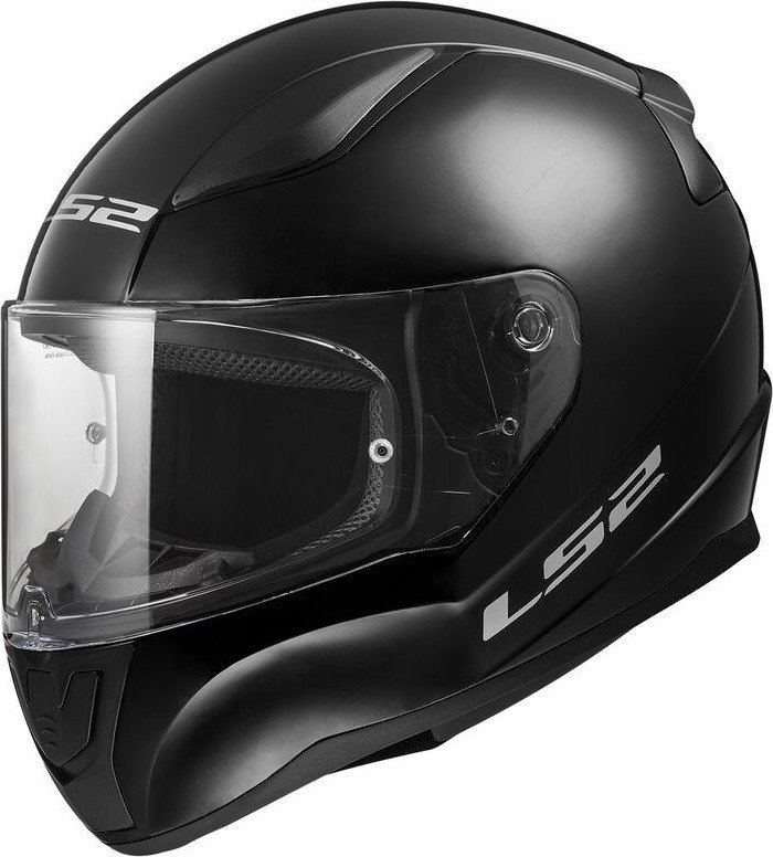 Мотошлем LS2 FF353 Rapid 2 Solid (S, глянцевый черный)