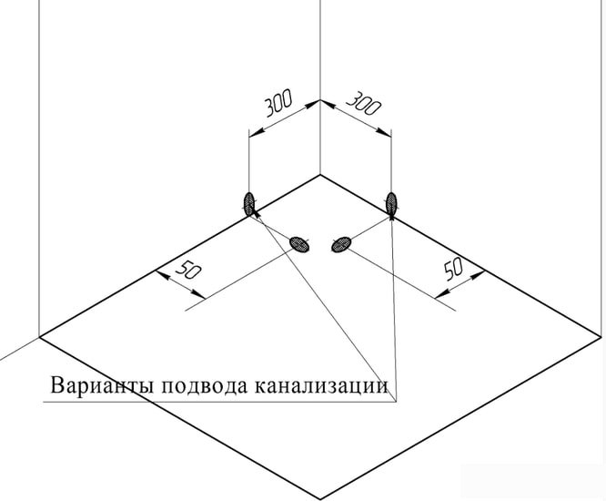 Душевой поддон Radomir 122x84 1-11-0-1-0-012