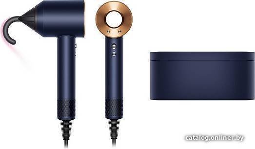 Фен Dyson HD08 Supersonic (с переходником на евровилку, берлинская лазурь/медный)