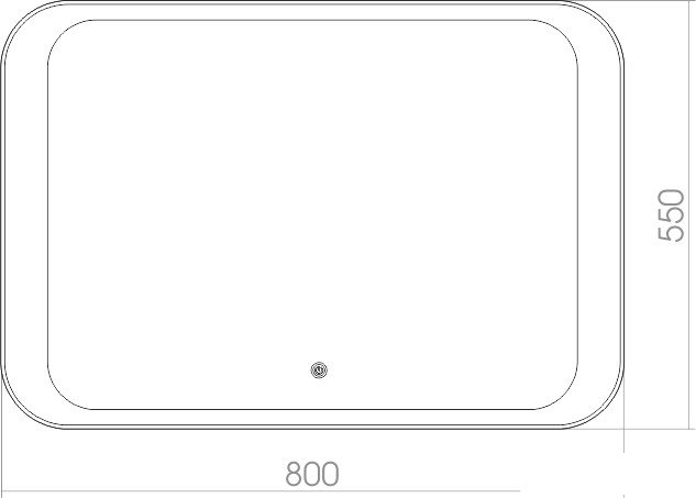 Silver Mirrors Зеркало Индиго 80x55 ФР-00001410