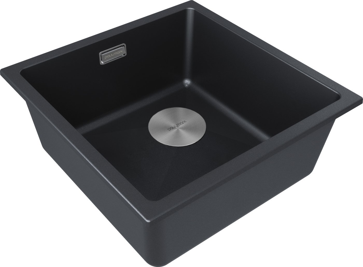 Кухонная мойка Paulmark IT-Granit Lumi 45 Uni-Skew LU45SK-BLM