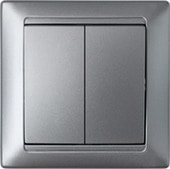 Выключатель Bylectrica Стиль С5 10-803 (серебристый)