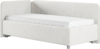 Кровать-тахта Сонум Capri L 90x200 (микровелюр белый)