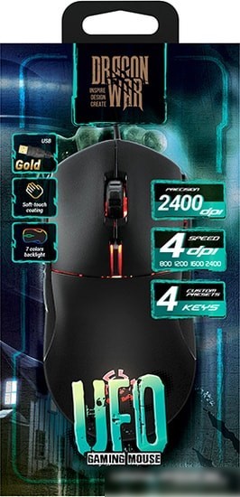 Игровая мышь QUMO Dragon War UFO